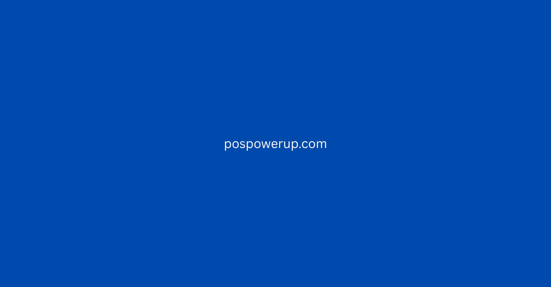 POS Powerup